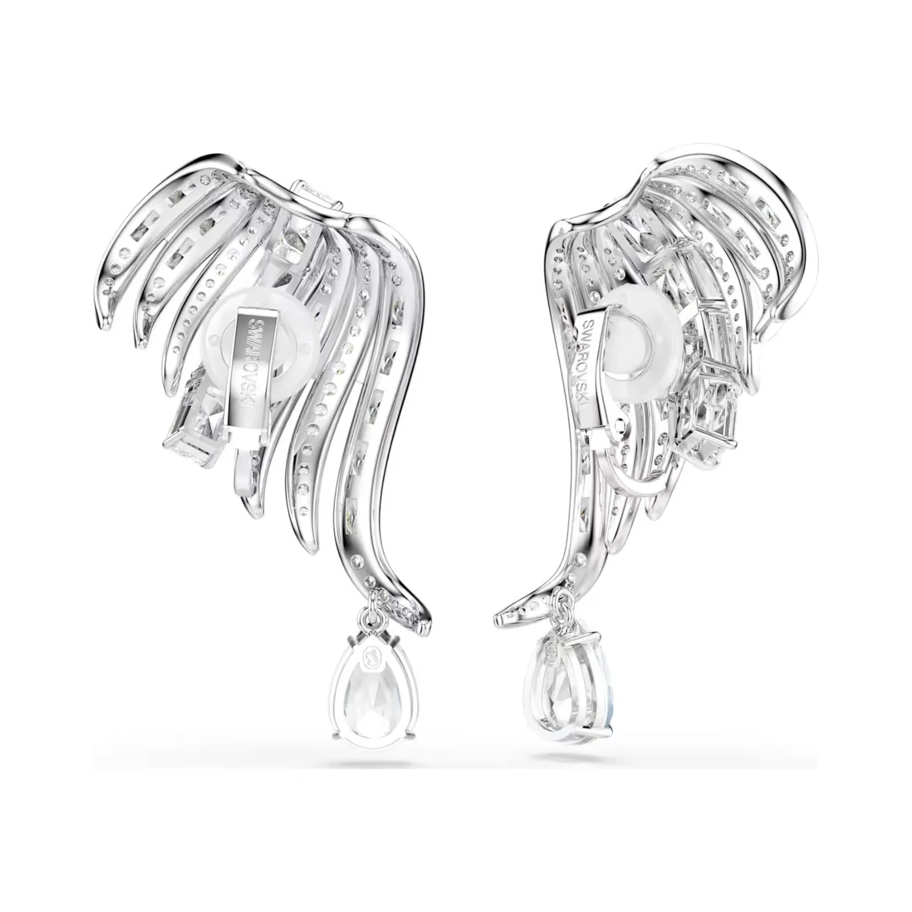 Swarovski Vienna klipsikorvakorut, vaalea metalli ja kirkkaat zirkonit, 5755961 - Image 3