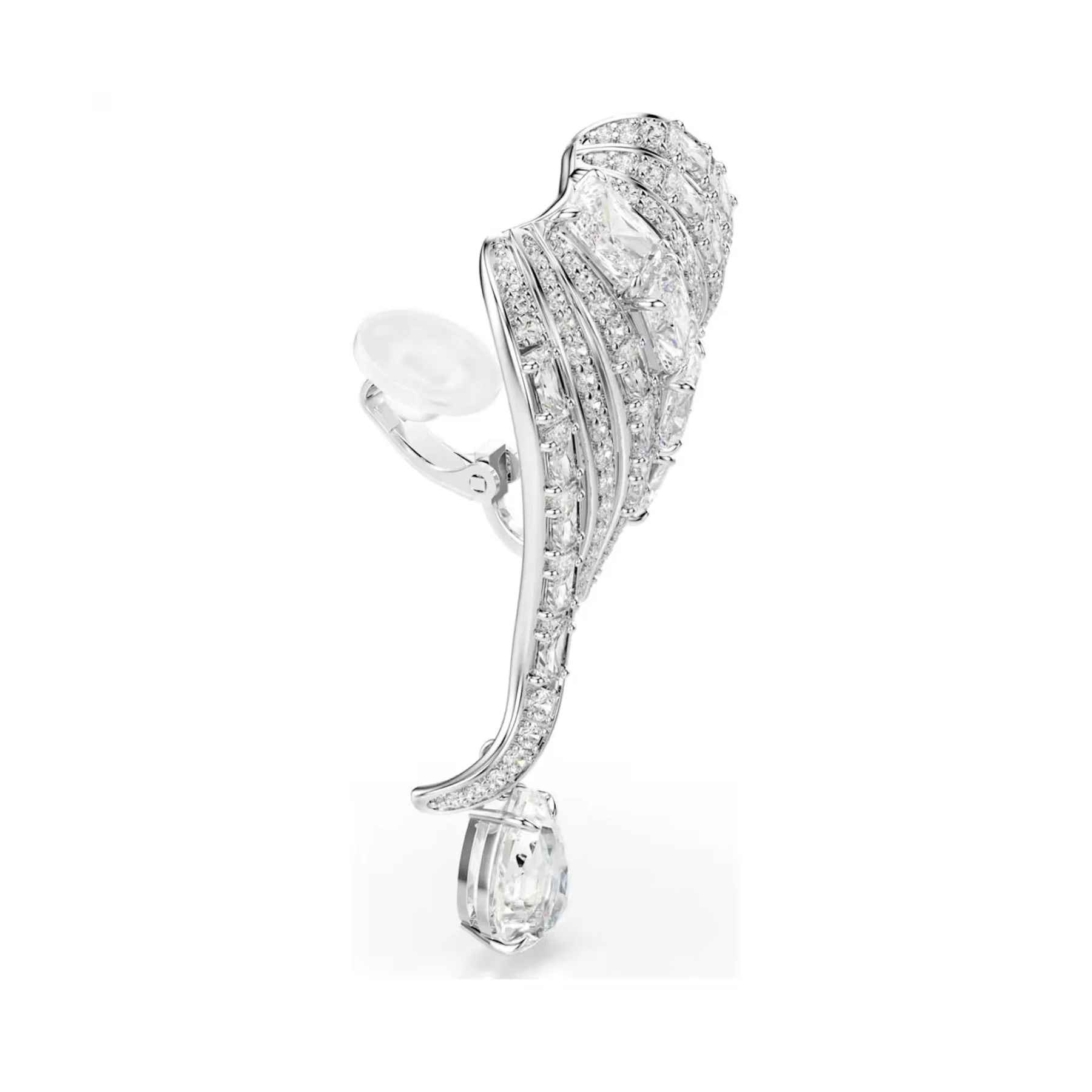 Swarovski Vienna klipsikorvakorut, vaalea metalli ja kirkkaat zirkonit, 5755961 - Image 4