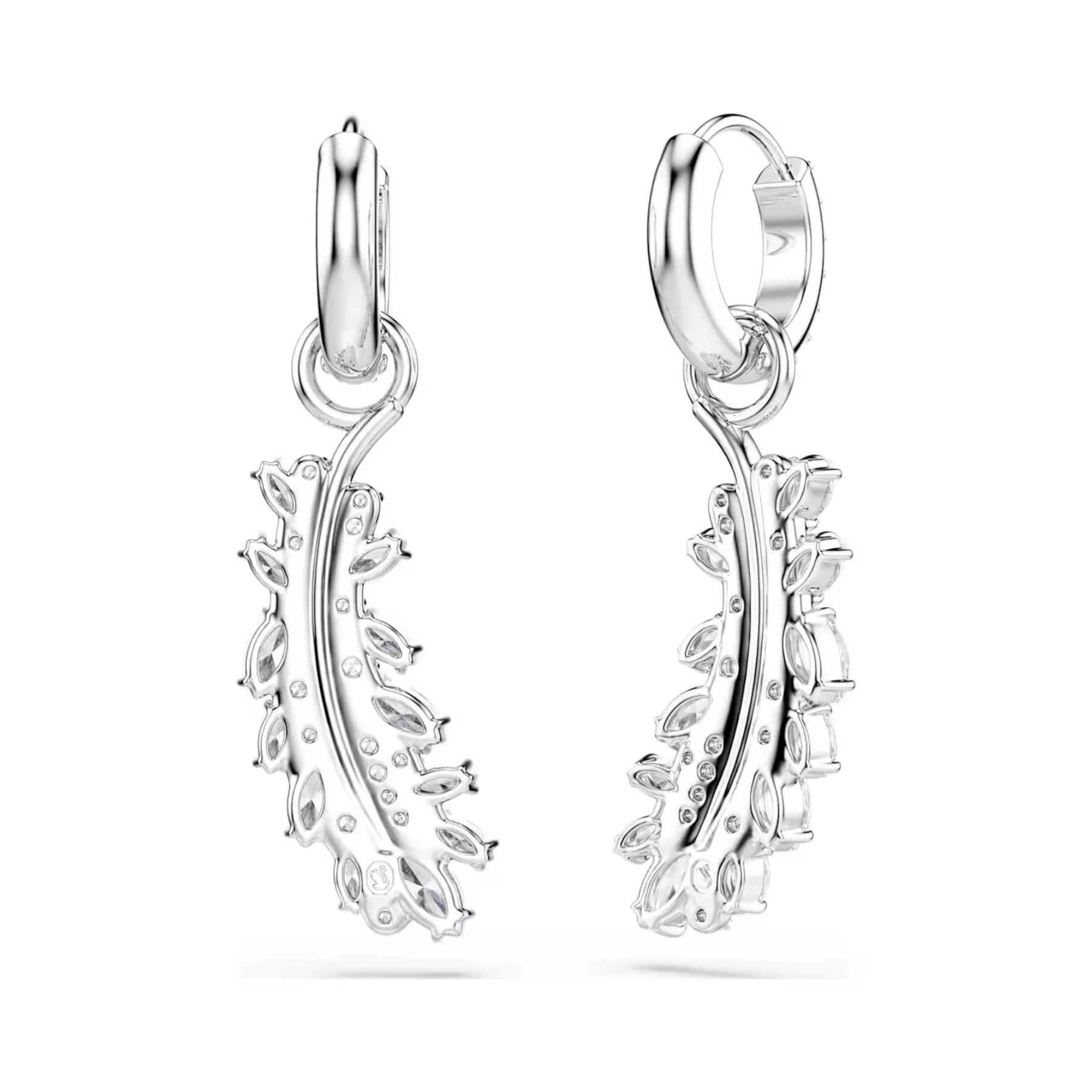 Swarovski Vienna korvakorut, vaalea metalli ja kirkkaat zirkoniat, 5754272 - Image 4
