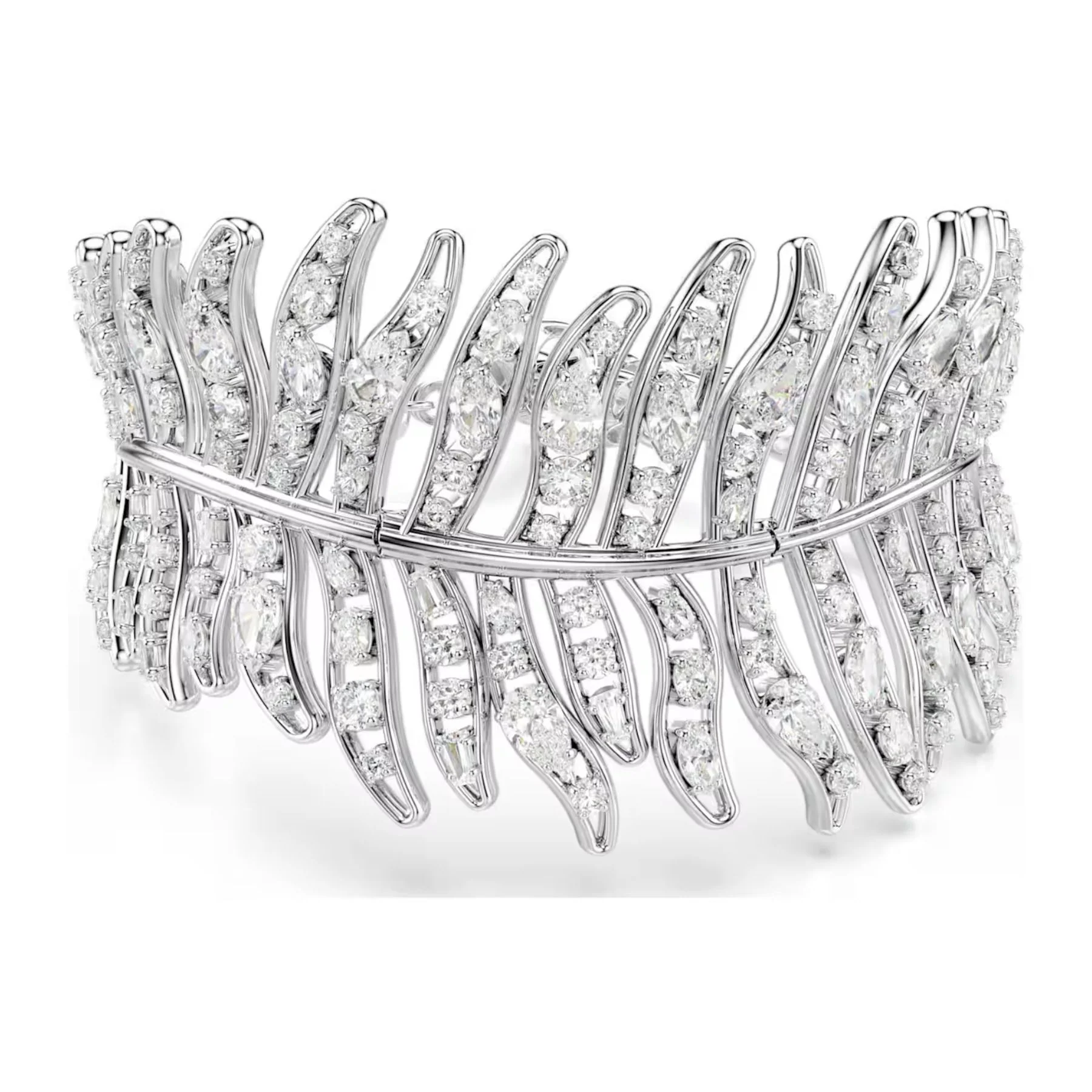 Swarovski Vienna rannekoru, vaalea metalli ja kirkkaat zirkonit, 5749378