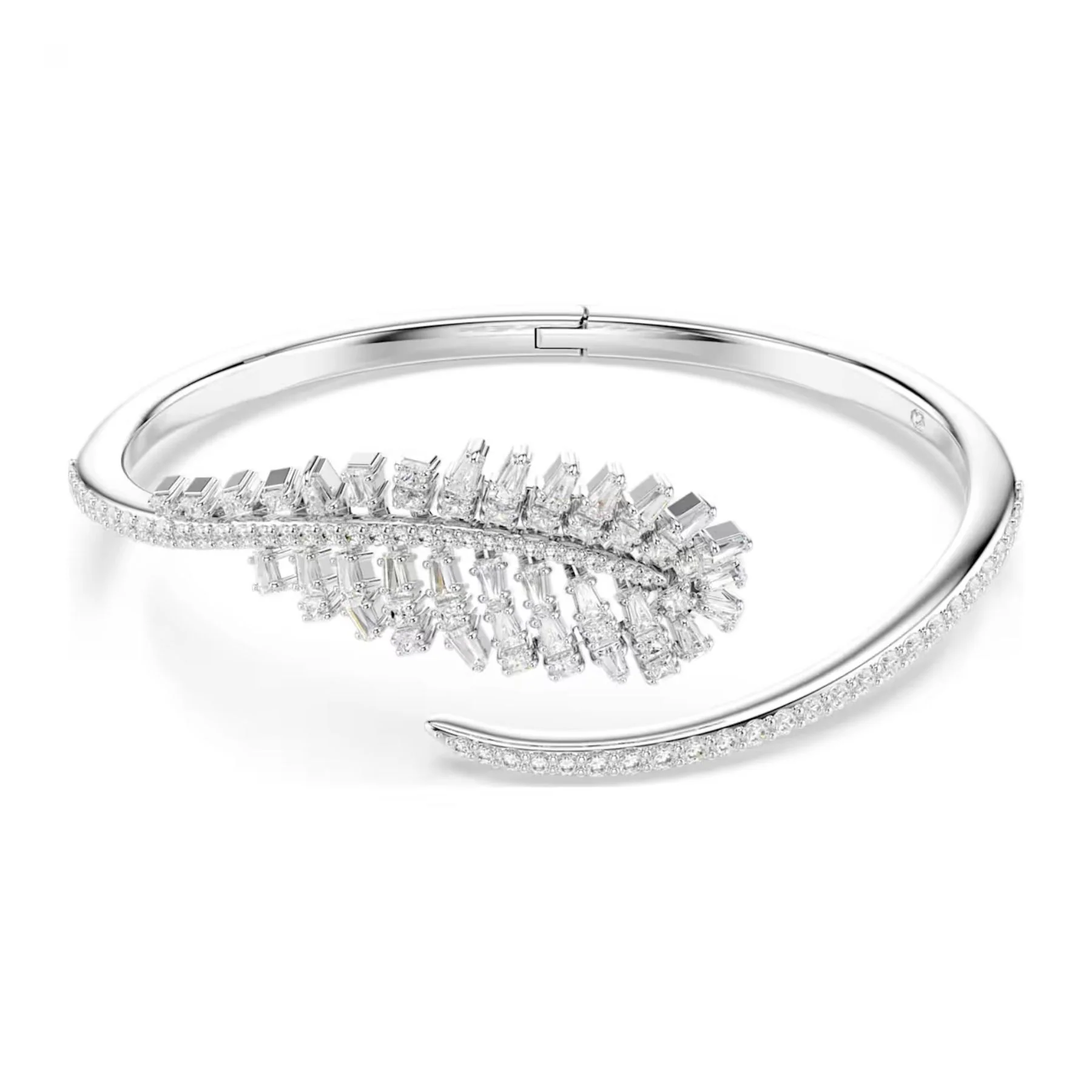 Swarovski Vienna rannerengas, vaalea metalli ja kirkkaat zirkoniat, 5754273
