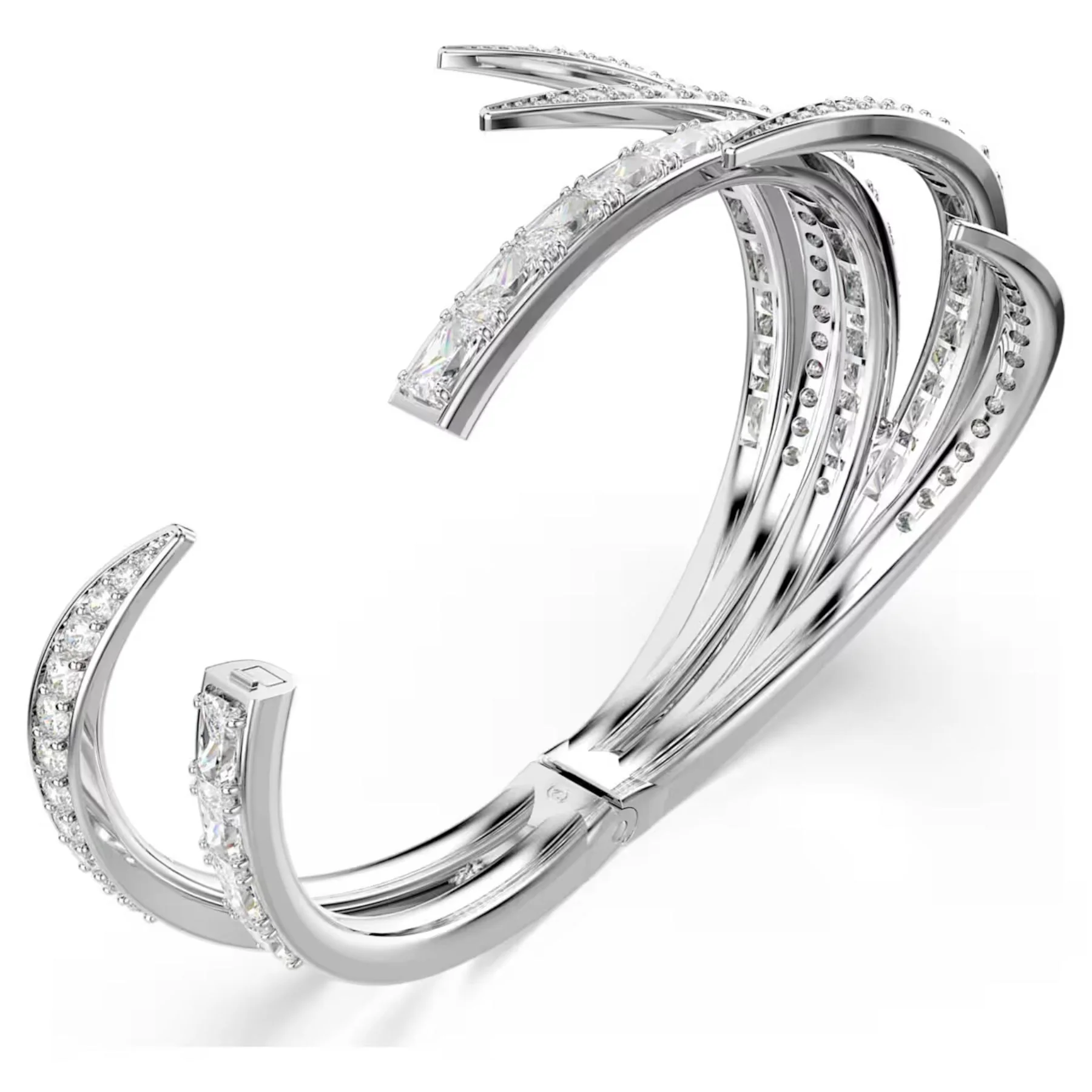 Swarovski Vienna rannerengas, vaalea metalli ja kirkkaat zirkonit, 5756047 - Image 4