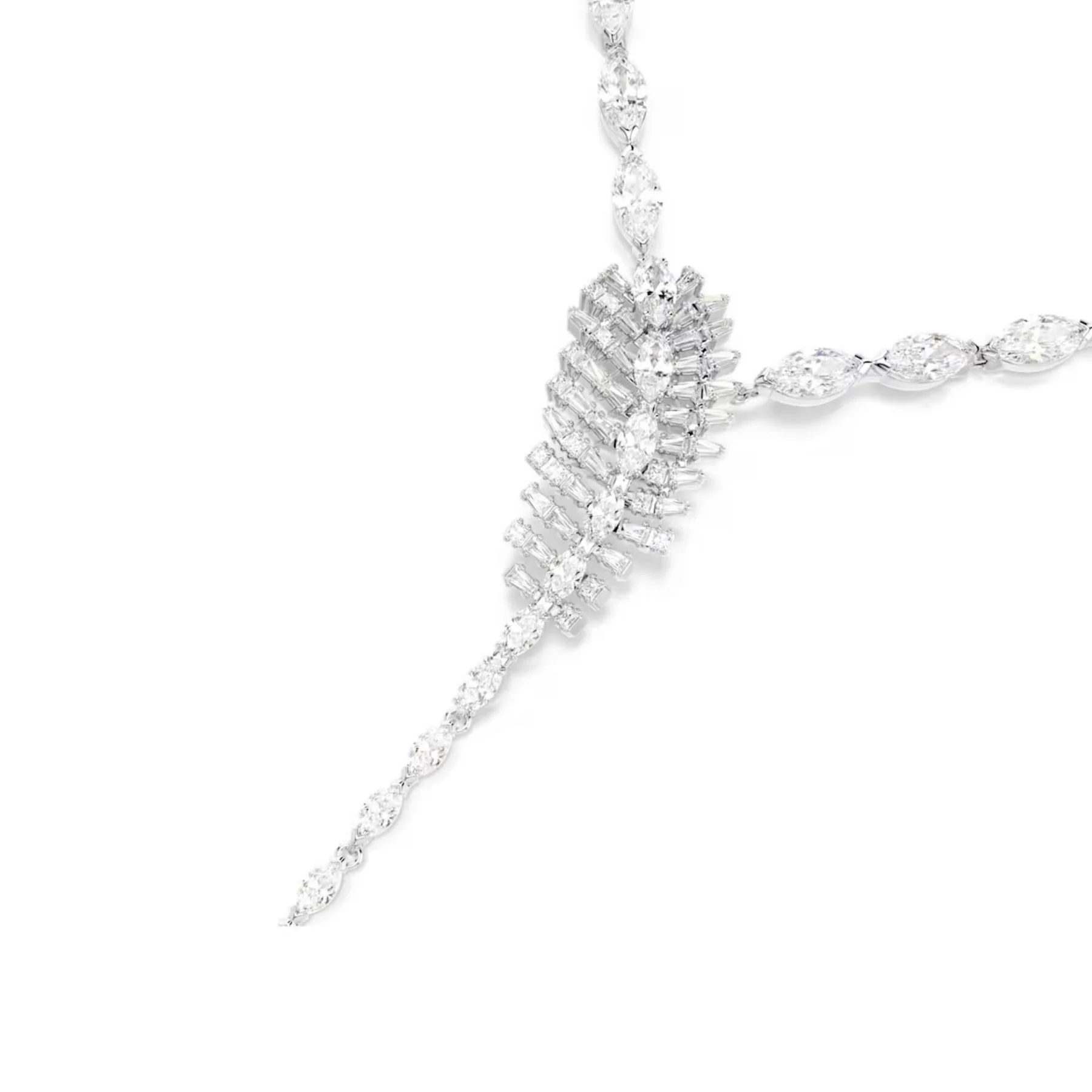 Swarovski Vienna Y kaulakoru, vaalea metalli ja kirkkaat zirkonit, 5749265 - Image 2
