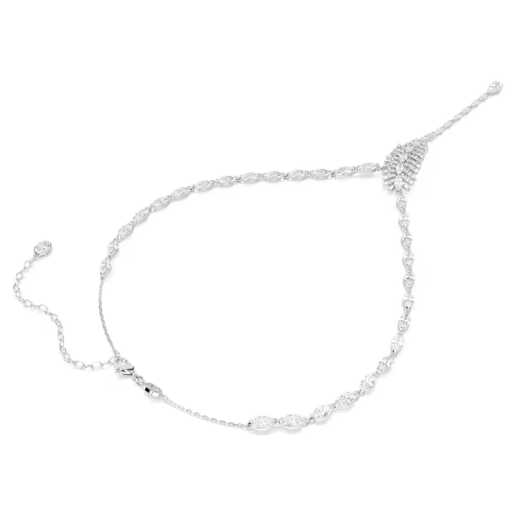 Swarovski Vienna Y kaulakoru, vaalea metalli ja kirkkaat zirkonit, 5749265 - Image 4