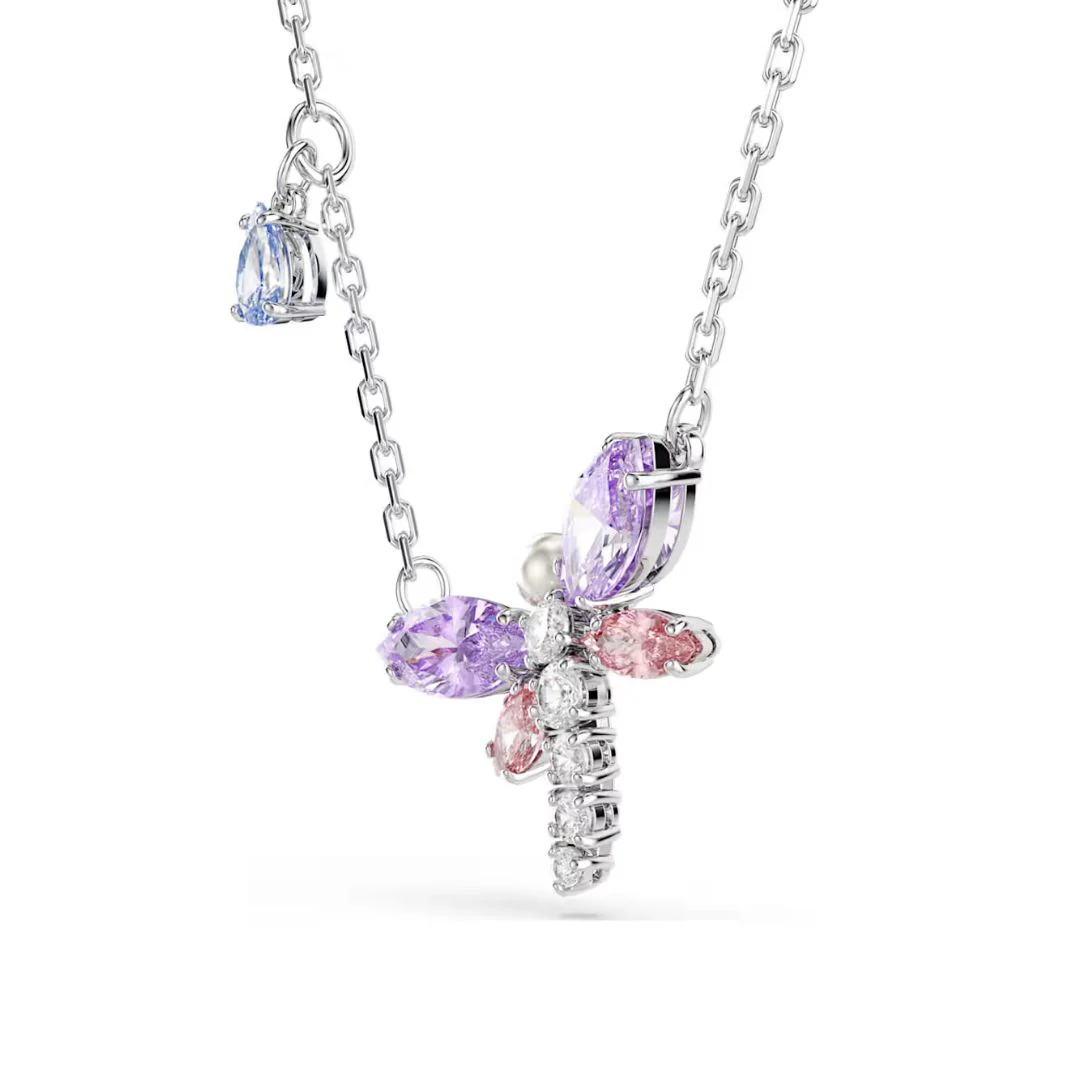 Swarovski x Ariana Grande Dragonfly kaulakoru kristalleilla ja vaalealla helmellä, 5737383 - Image 4