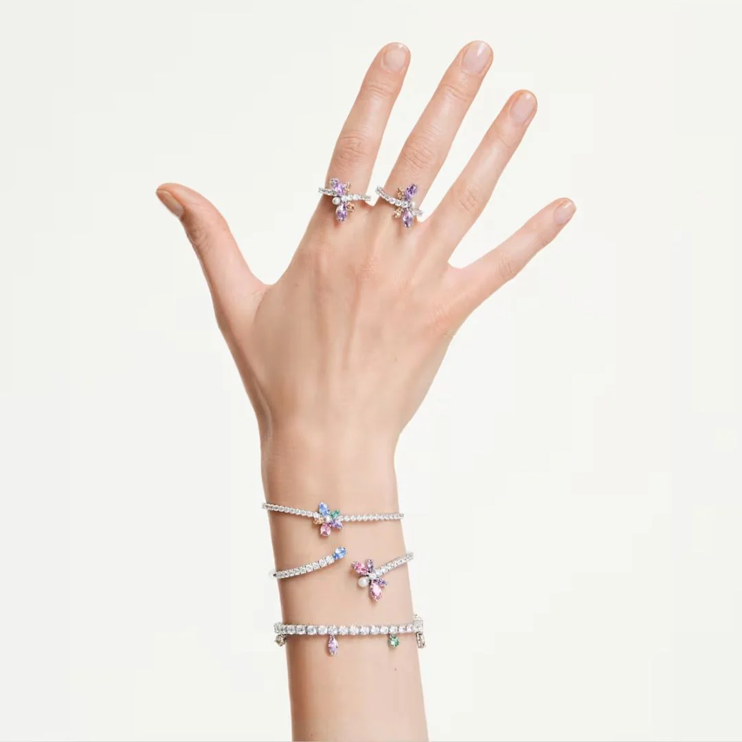 Swarovski x Ariana Grande rannekoru erivärisillä kristalleilla ja helmellä, 5749187 - Image 4