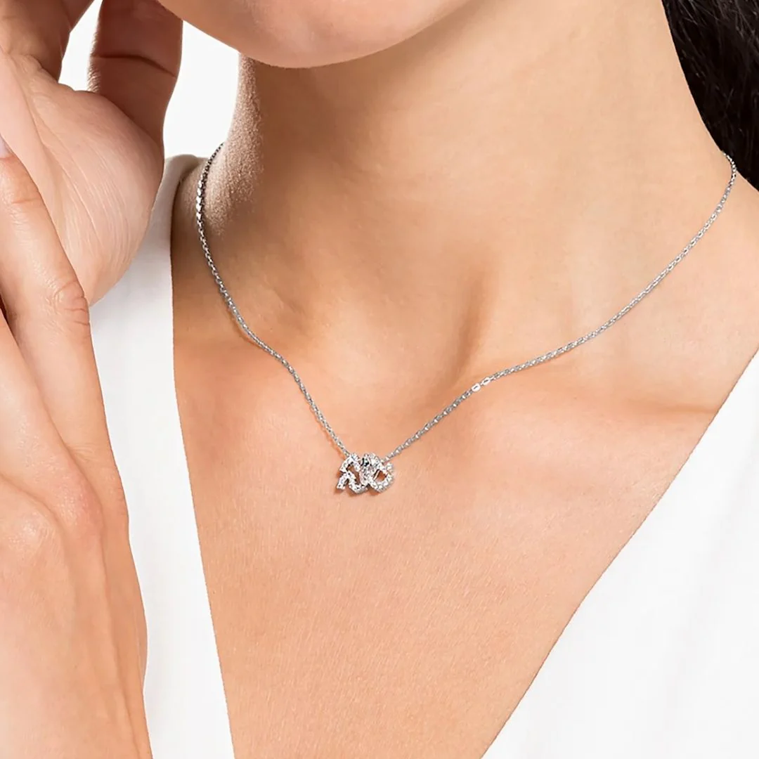 Swarovski Zodiac II Aquarius horoskooppiriipus, Vesimies - Image 2
