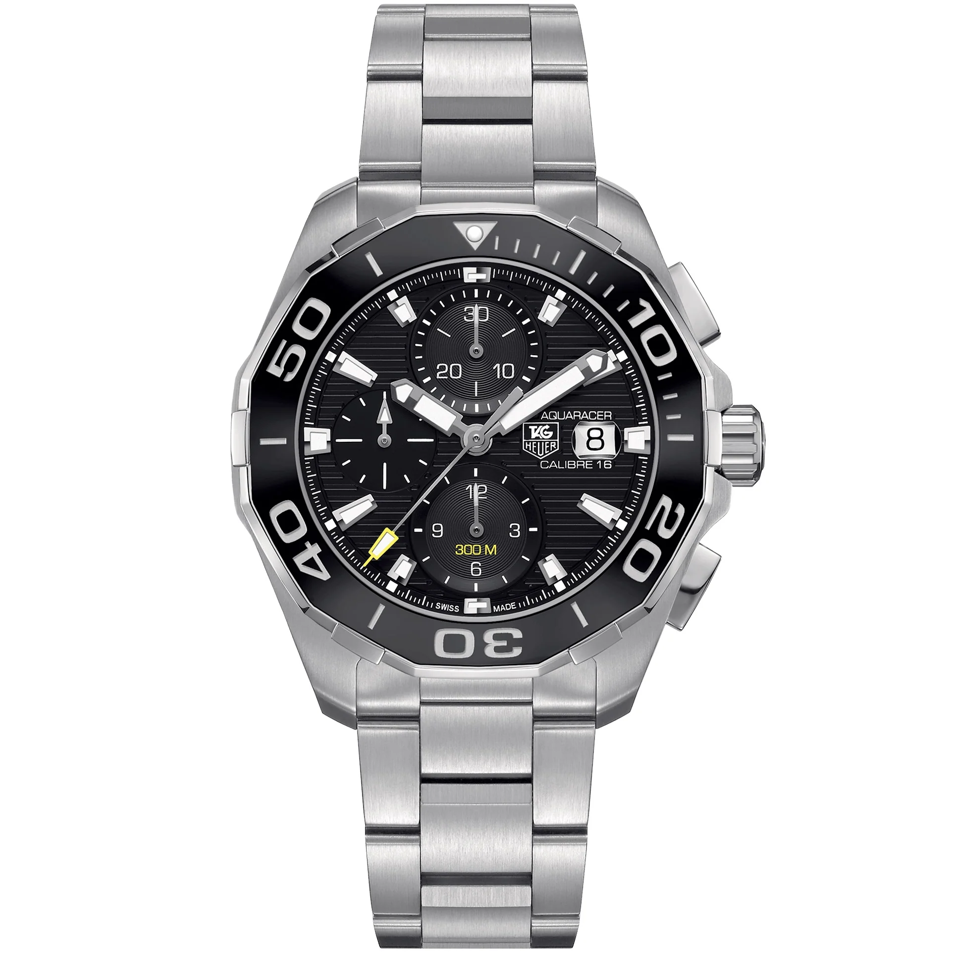 TAG Heuer Aquaracer Calibre 16 Day-Date, miesten rannekello CAY211A.BA0927