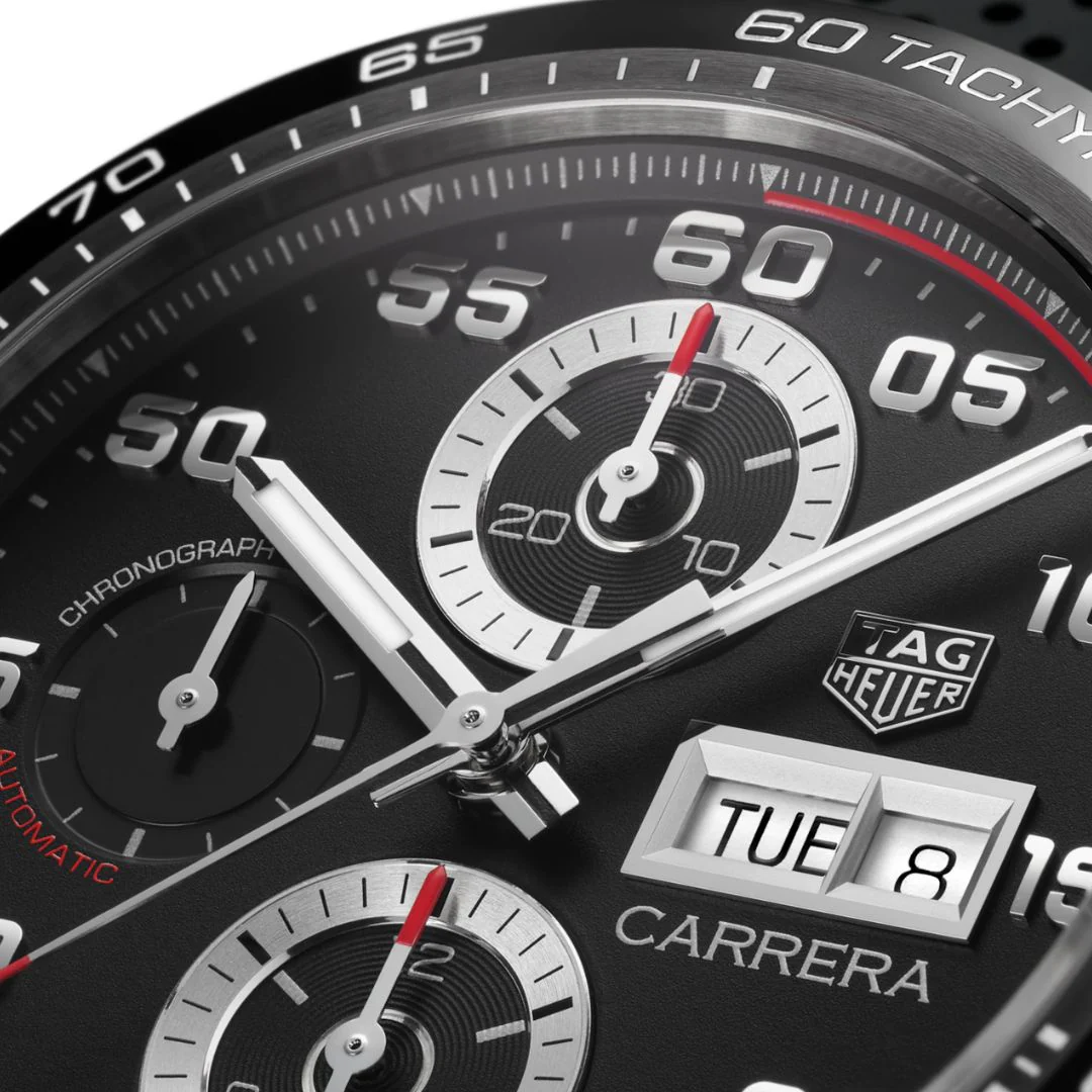 TAG Heuer Carrera Automatic Chronograph, miesten rannekello CBN2A1AA.FT6228 - Image 2
