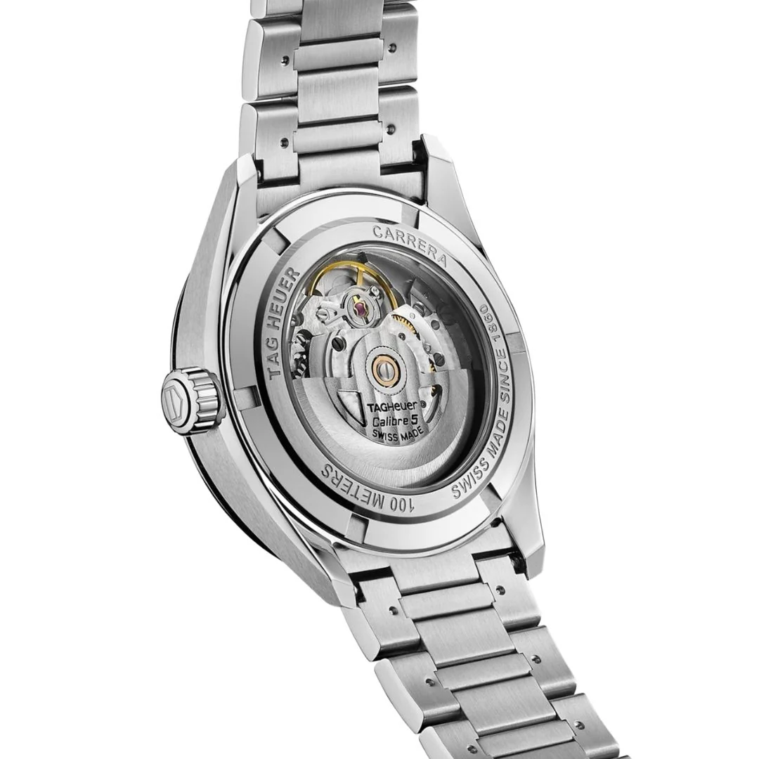 TAG Heuer Carrera Calibre 5 Automatic, miesten rannekello WBN2111.BA0639 - Image 4