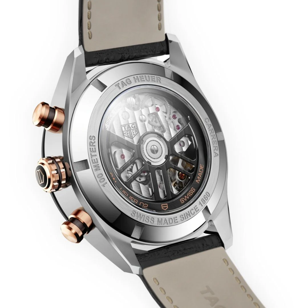 TAG Heuer Carrera Calibre HEUER02 Automatic Chronograph, miesten rannekello CBN2A5A.FC6481 - Image 4