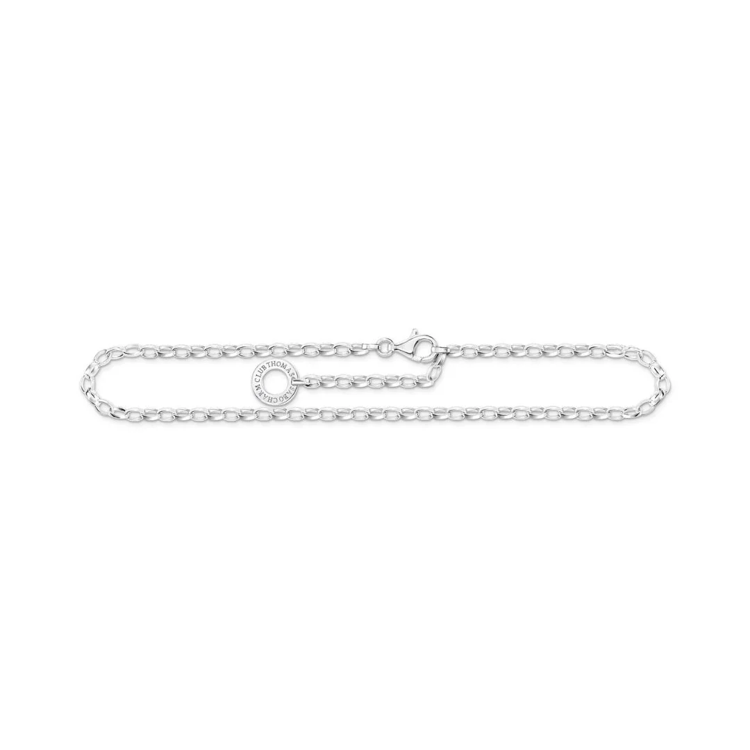 Thomas Sabo Charm nilkkaketju, hopeaa, X0034-001-12