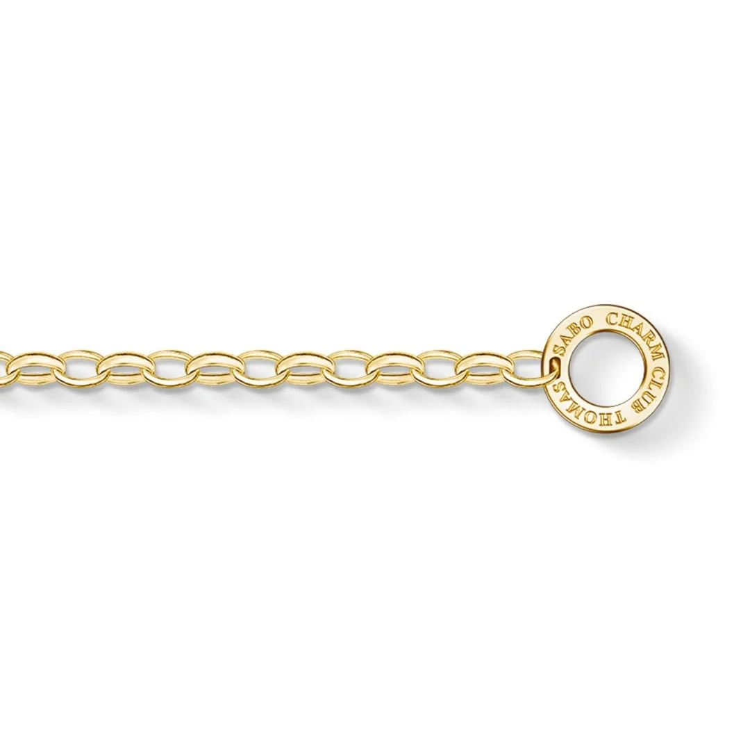 Thomas Sabo Charm rannekoru, kullattua hopeaa, X0243-413-39 - Image 2