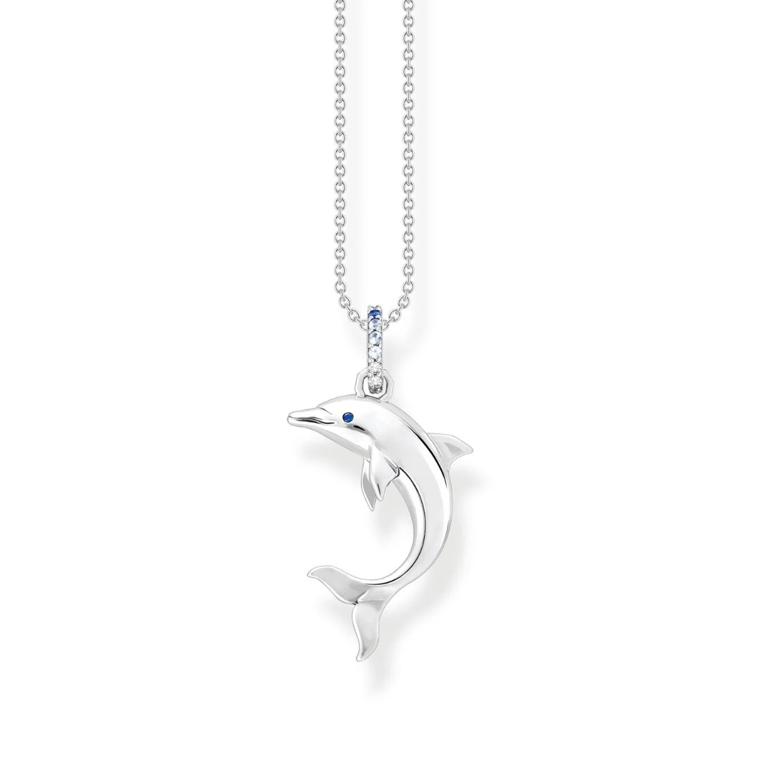 Thomas Sabo Dolphin kaulakoru, hopeaa, KE2144-644-1-L45V - Image 2