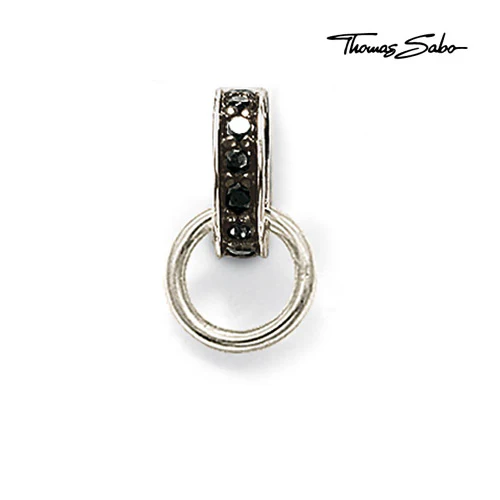 Thomas Sabo hopeariipus/hela, musta