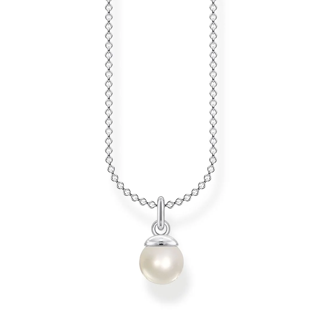 Thomas Sabo Pearl kaulakoru, hopeaa, KE2076-082-14