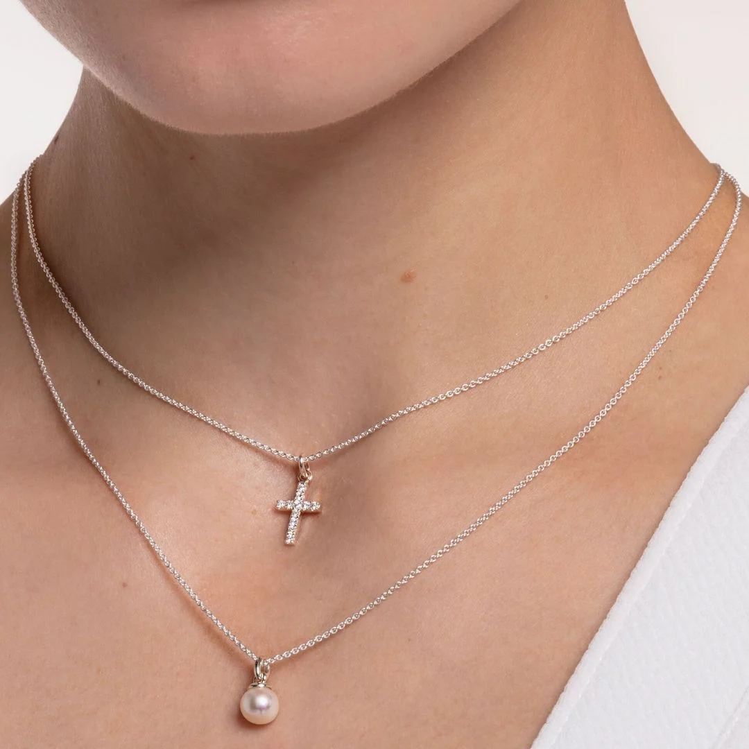 Thomas Sabo Pearl kaulakoru, hopeaa, KE2076-082-14 - Image 2