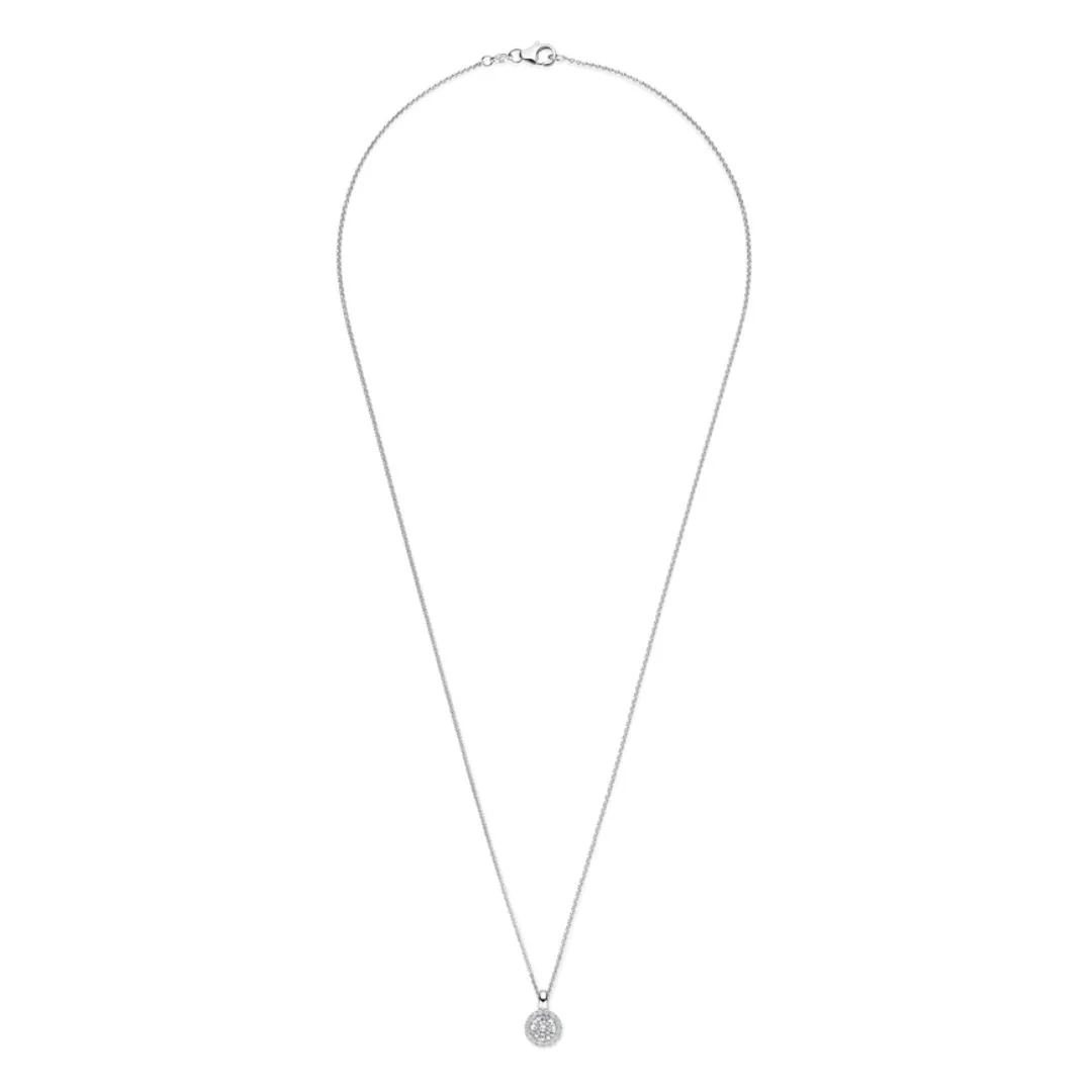 TI SENTO Classic kaulakoru, hopeaa ja zirkonit, 34123ZI/42 - Image 6