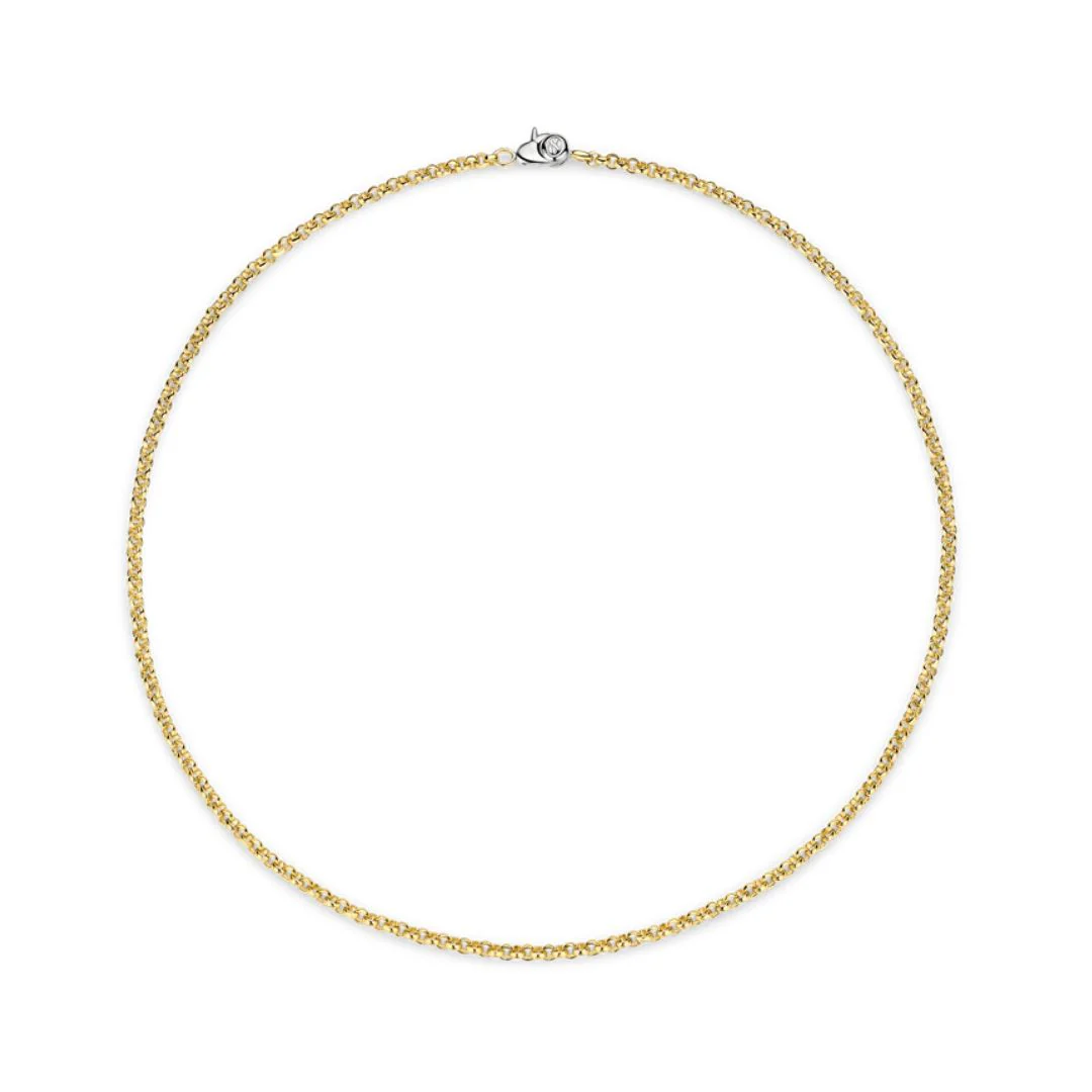 TI SENTO kaulakoru keltakullattua hopeaa 34086SY/45 - Image 4