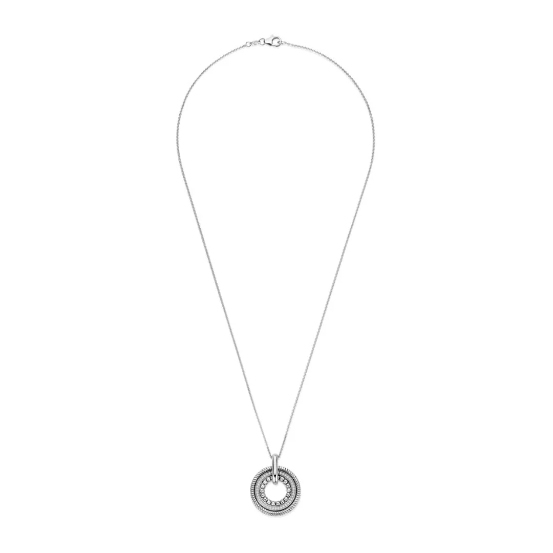 TI SENTO Structure Circle kaulakoru, hopeaa ja zirkoni, 6860ZI - Image 6