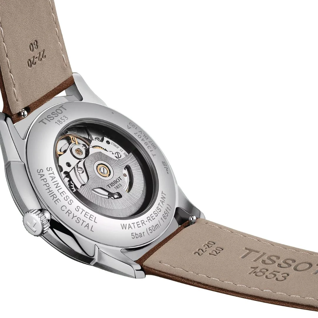 Tissot Chemin des Tourelles Powermatic 80, T1394071604100, rannekello - Image 3