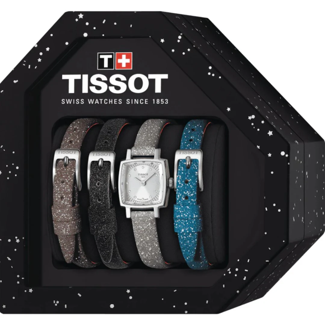 Tissot Lovely Square Festive T0581091703602 rannekello ja vaihtorannekkeet - Image 3