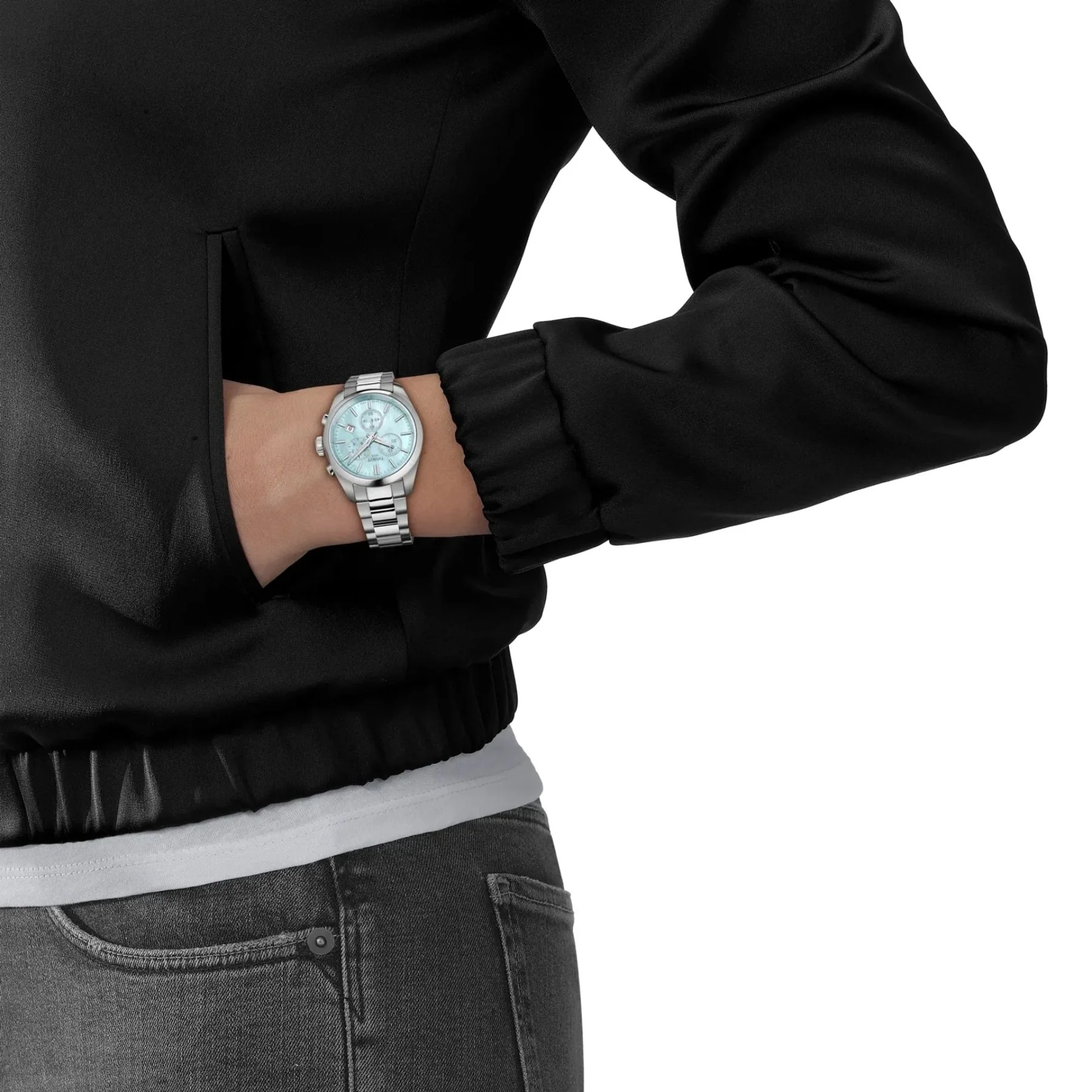 Tissot PR 100 Chronograph, 36 mm, T1502171113100 rannekello - Image 6