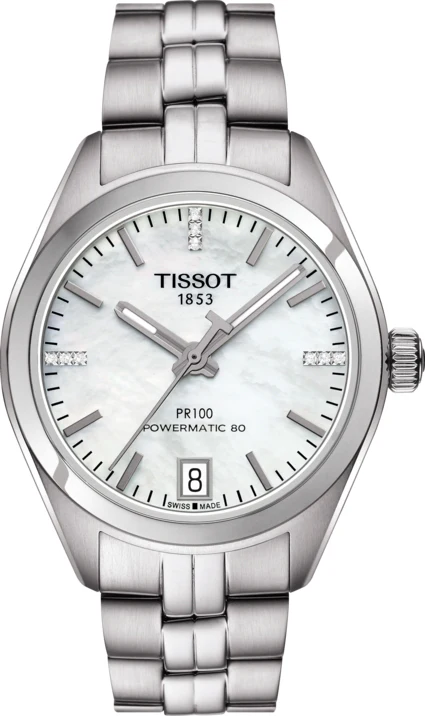 Tissot PR 100 Lady T101.207.11.116.00, naisten rannekello timanteilla