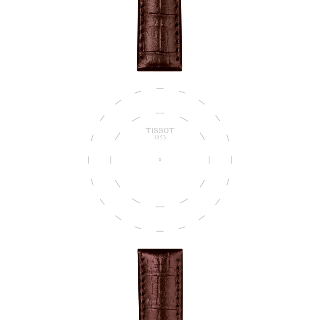 Tissot ranneke, 15 mm, ruskea nahka, T852043042 - Image 2