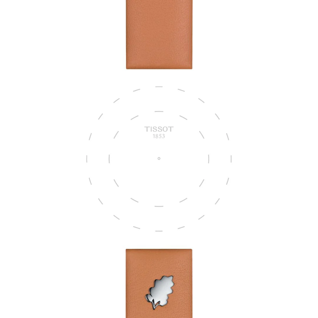 Tissot ranneke, 18 mm, ruskea nahka, T852047750 - Image 3