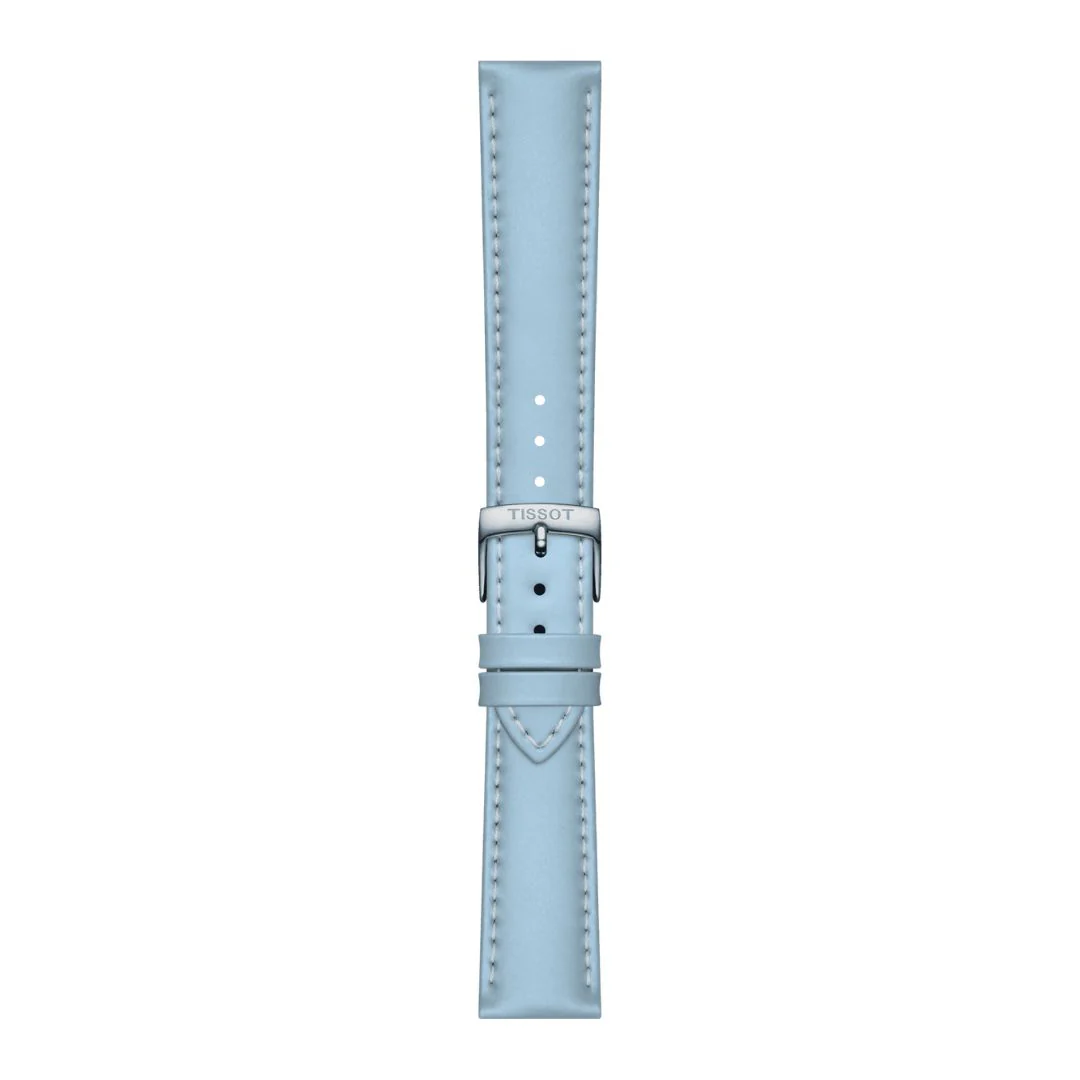 Tissot ranneke, 18 mm, vaaleansinistä nahkaa, T852048148 - Image 3