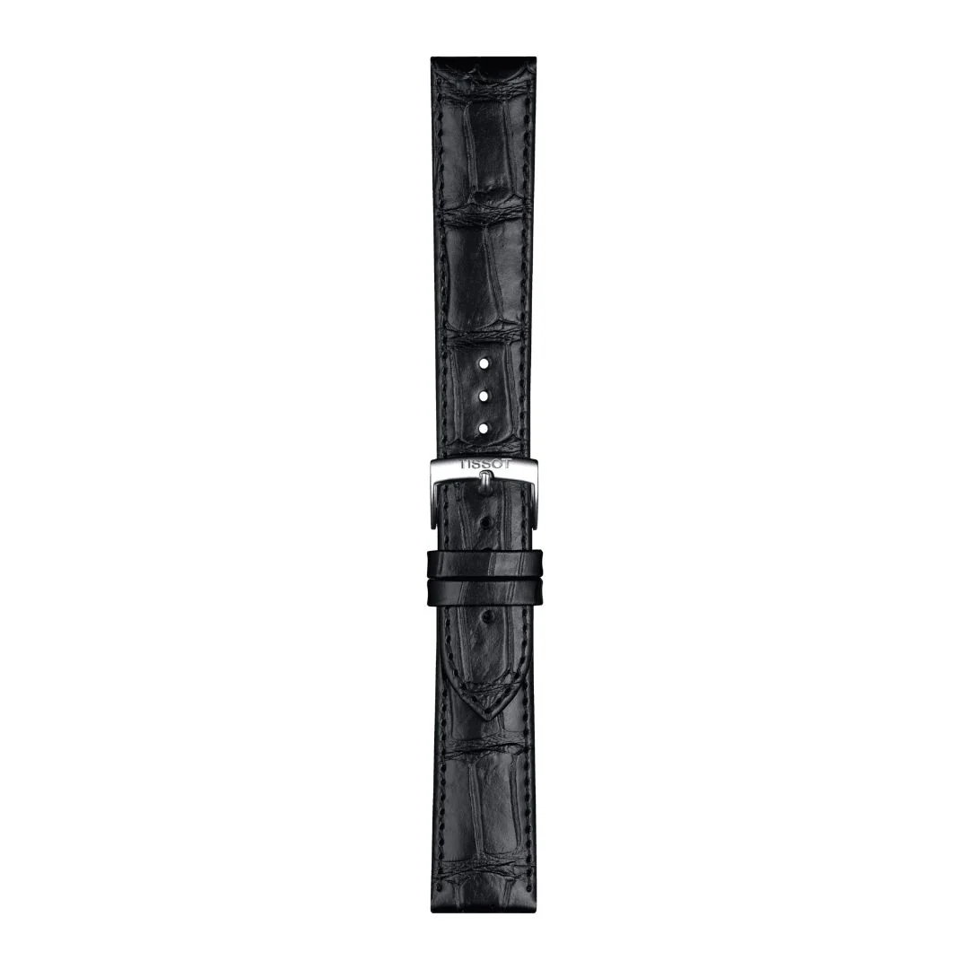 Tissot ranneke, 20 mm, musta nahka, T852043012 - Image 3