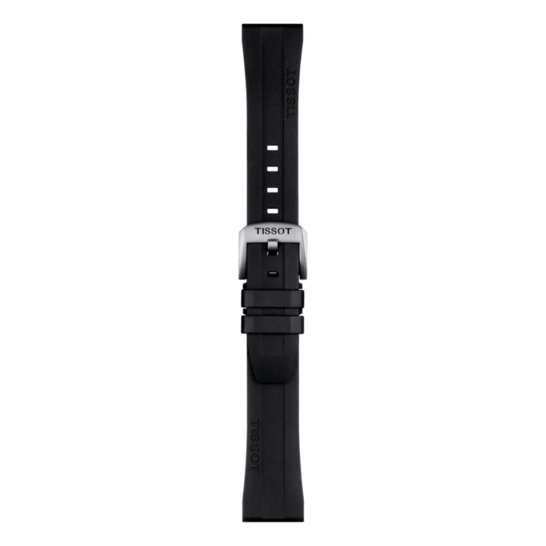Tissot ranneke, 20 mm, musta silikoni, T852044545 - Image 2