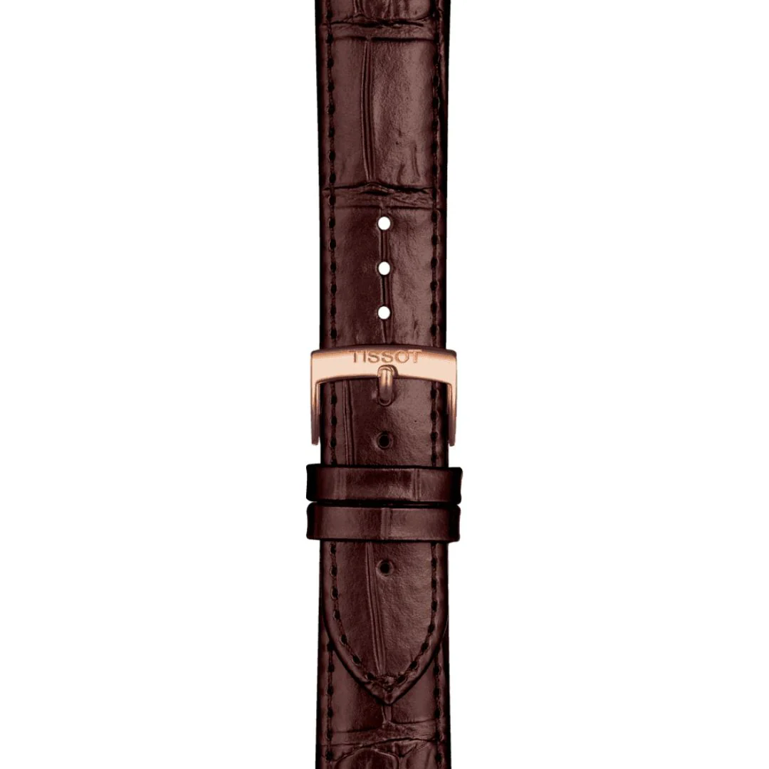 Tissot ranneke, 20 mm, ruskea nahka, T852043014