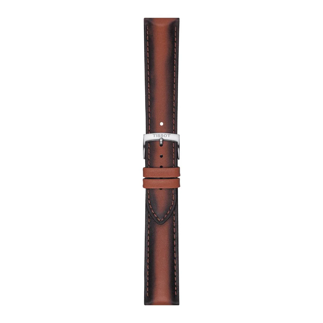 Tissot ranneke, 20 mm, ruskea nahka, T852046842 - Image 3
