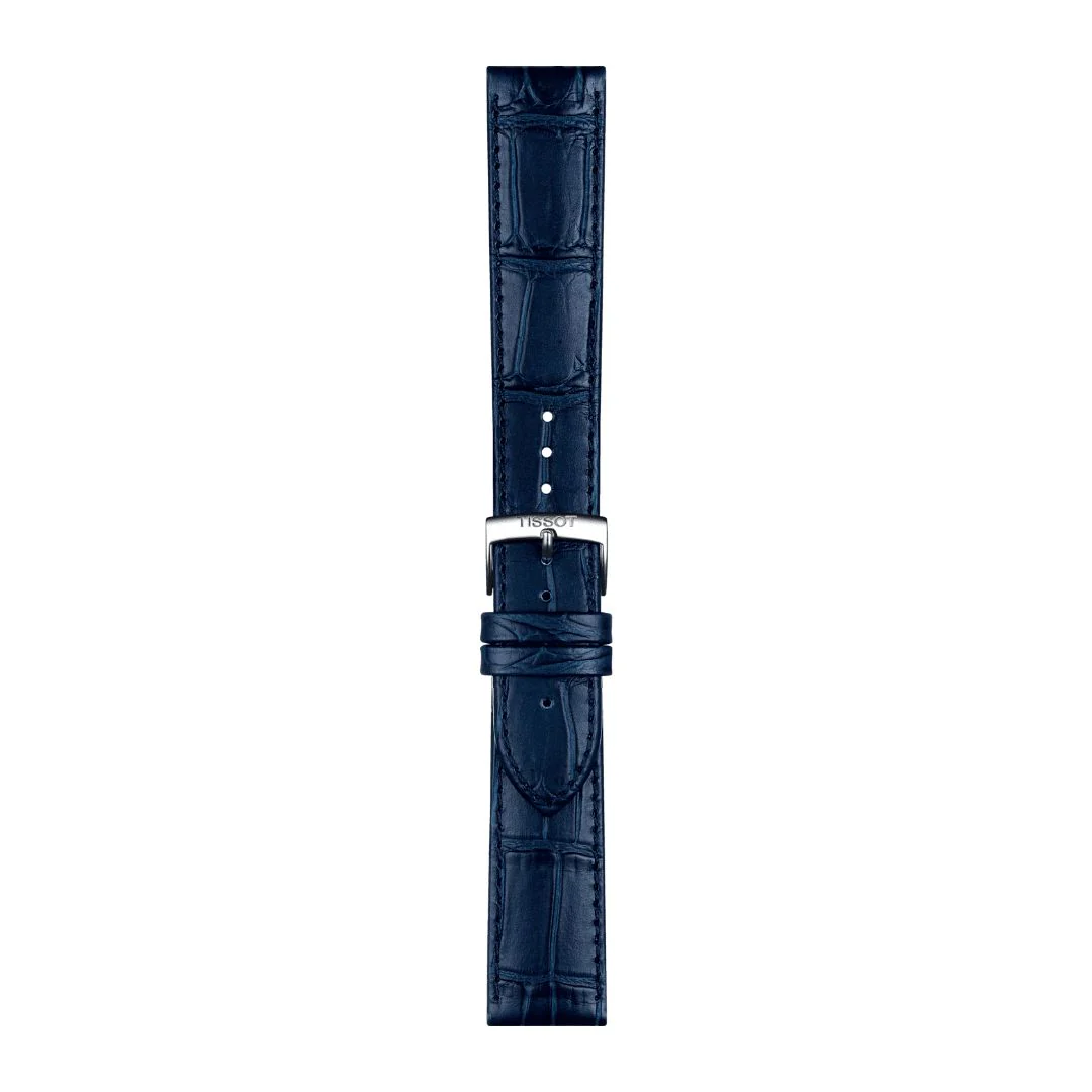 Tissot ranneke, 20 mm, sininen nahka, T852041534 - Image 3