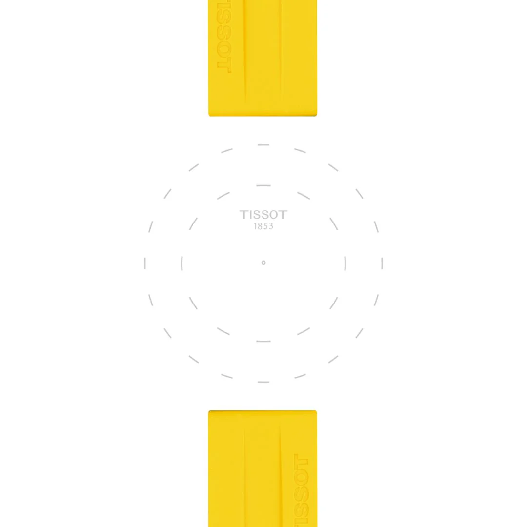 Tissot ranneke, 22 mm, keltainen silikoni, T852047916 - Image 2