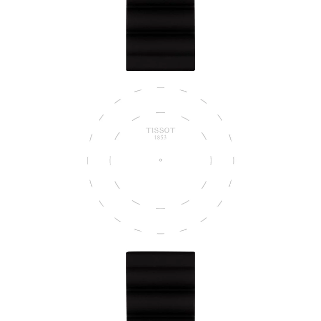 Tissot ranneke, 22 mm, musta silikoni, T852047179 - Image 3
