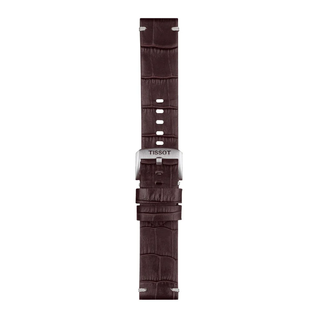 Tissot ranneke, 22 mm, ruskea nahka, T852046773 - Image 3