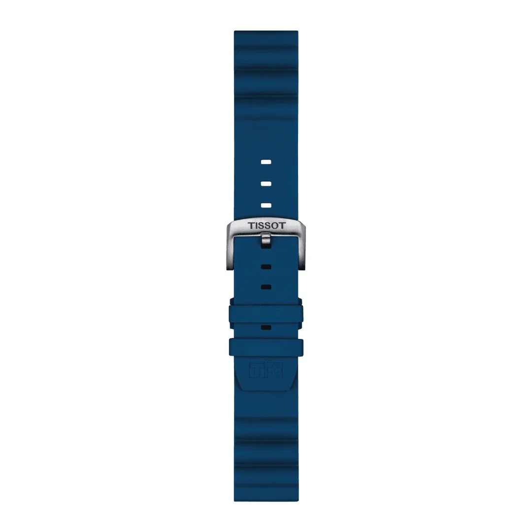 Tissot ranneke, 22 mm, sininen silikoni, T852047175 - Image 3
