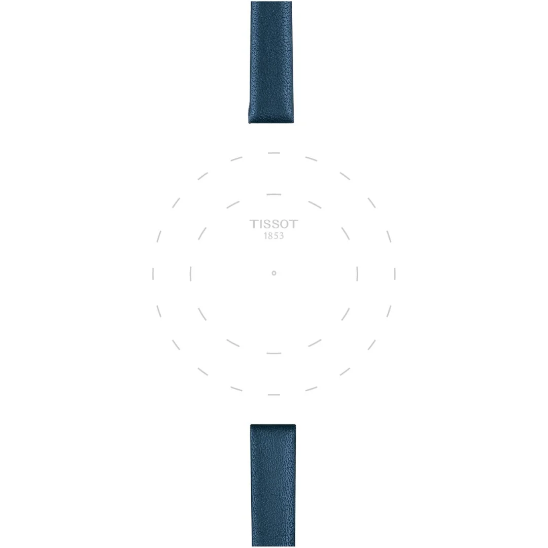 Tissot ranneke, 9 mm, sininen nahka, T852043163 - Image 2