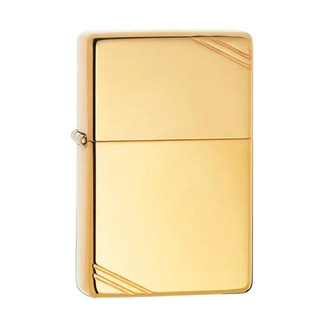 Zippo sytytin, kiiltävä messinki, malli vuodelta 1937